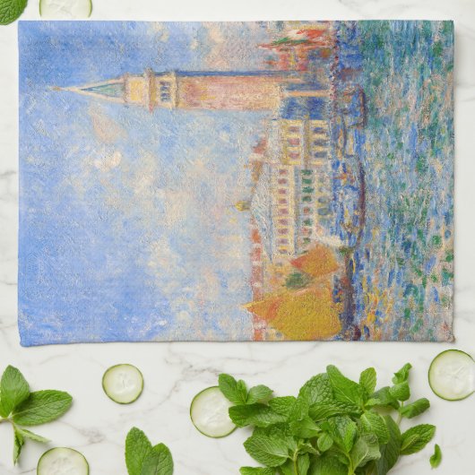 Pierre-Auguste Renoir - Venetië, het Dogenpaleis Theedoek (Gevouwen)