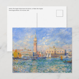 Pierre-Auguste Renoir - Venetië, het Dogepaleis Briefkaart