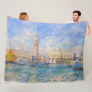 Pierre-Auguste Renoir - Venetië, het Dogepaleis Fleece Deken