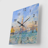 Pierre-Auguste Renoir - Venetië, het Dogepaleis Vierkante Klok (Hoek)