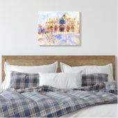 Pierre-Auguste Renoir - Venetië, Piazza San Marco Canvas Afdruk (Insitu (Slaapkamer))