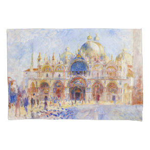 Pierre-Auguste Renoir - Venetië, Piazza San Marco Kussensloop