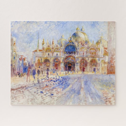 Pierre-Auguste Renoir - Venetië, Piazza San Marco Legpuzzel (Horizontaal)