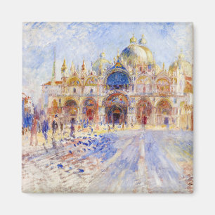 Pierre-Auguste Renoir - Venetië, Piazza San Marco Magneet