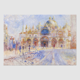Pierre-Auguste Renoir - Venetië, Piazza San Marco Tissuepapier