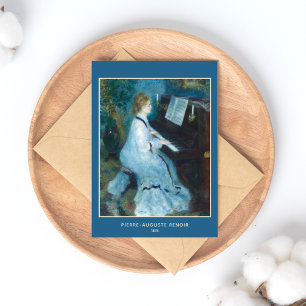Pierre-Auguste Renoir, Vrouw aan de Piano Briefkaart