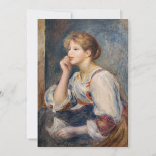 Pierre-Auguste Renoir - Vrouw met een brief Kaart