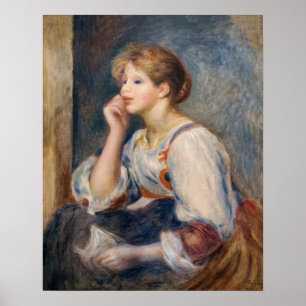 Pierre-Auguste Renoir - Vrouw met een Brief Poster