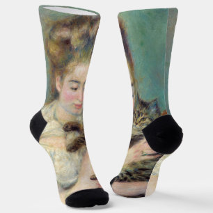 Pierre-Auguste Renoir - Vrouw met een kat Sokken