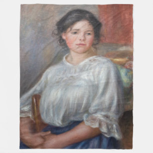 Pierre-Auguste Renoir - Young Woman Seed Fleece Deken