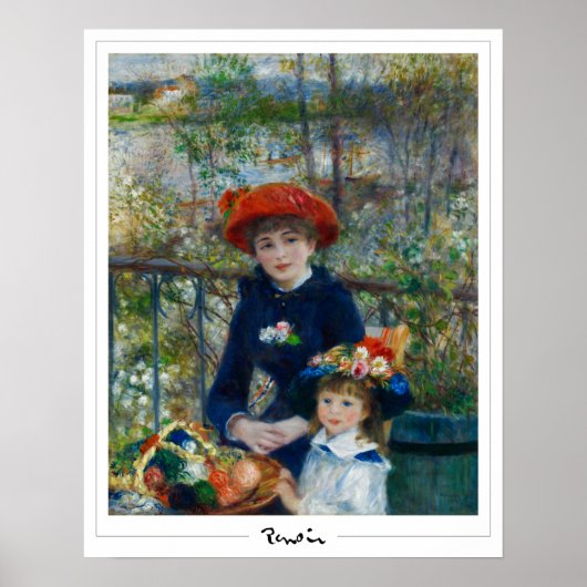 Pierre-Auguste Renoir Zedign Poster d'art #8-2 (Devant)