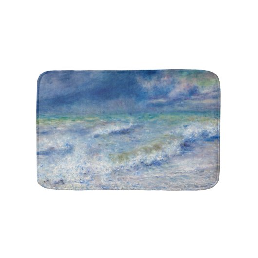 Pierre-Auguste Renoir - Zeegezicht Badmat (Voorkant)