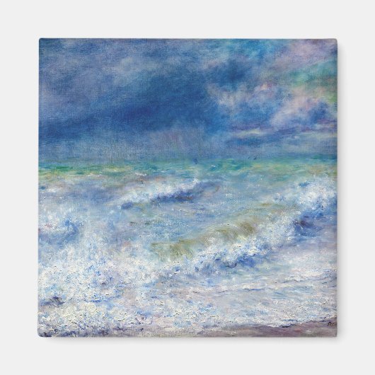 Pierre-Auguste Renoir - Zeegezicht Magneet (Voorkant)