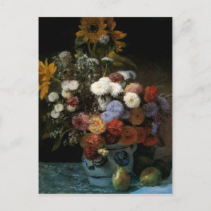 Pierre-Auguste Renoir's Flowers in a Vase (1869) Briefkaart