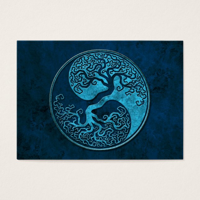 Pierre bleue Yin Yang Tree (Devant)