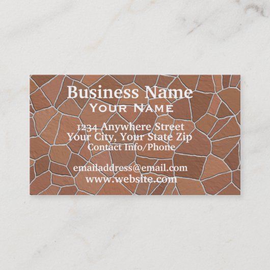 Pierre de drapeau de carte de visite (Devant)