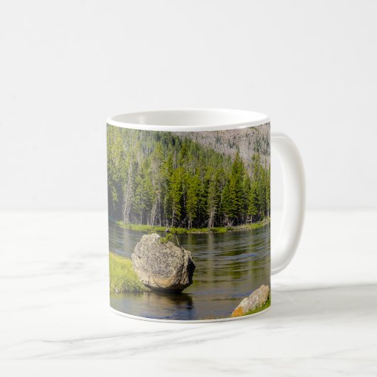 Pierre De La Mug De Café De Madison River (Devant droit)