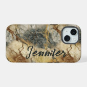 Pierre de marbre 15 iPhone / coque ipad (Verso Horizontal)