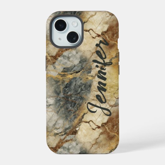 Pierre de marbre 15 iPhone / coque ipad (Verso)