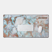 Pierre De Marbre Bleue Et Brown (Clavier et souris)