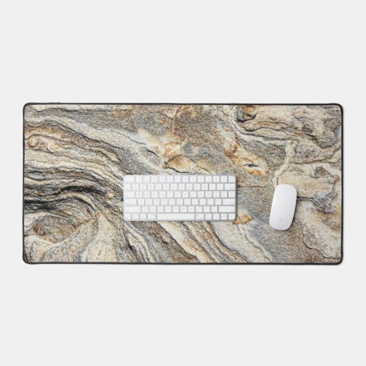 Pierre de marbre colorée fracturée (Clavier et souris)