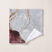 Pierre de marbre de Bourgogne gris clair doré (Gant de toilette)