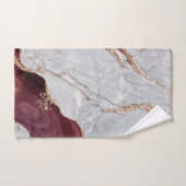 Pierre de marbre de Bourgogne gris clair doré (Serviette à main)