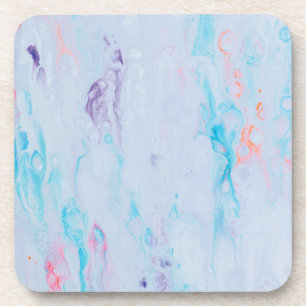 Pierre de marbre dessous de verre en plastique dur