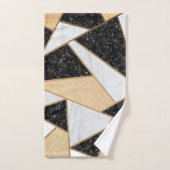 Pierre de marbre géométrique cool (Serviette à main)
