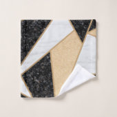 Pierre de marbre géométrique cool (Gant de toilette)