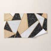 Pierre de marbre géométrique cool (Serviette à main)