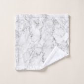 Pierre de marbre gris et blanc Faux (Gant de toilette)