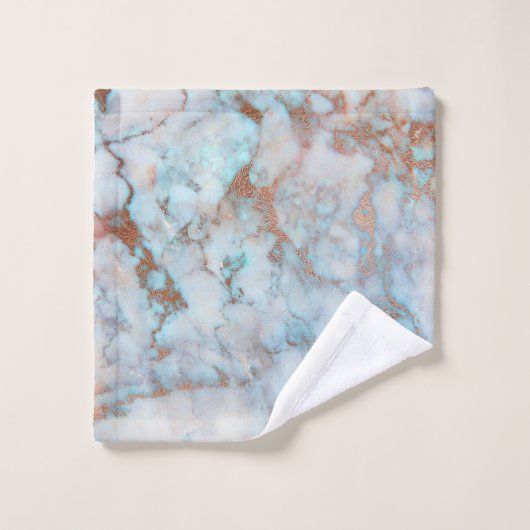 Pierre De Marbre Gris Et Bleu Clair (Gant de toilette)