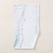 Pierre De Marbre Monogramme Dans Les Tons Pastel (Serviette à main)