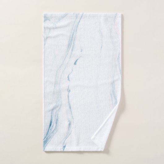 Pierre De Marbre Monogramme Dans Les Tons Pastel (Serviette à main)