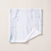 Pierre De Marbre Monogramme Dans Les Tons Pastel (Gant de toilette)