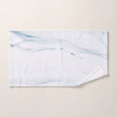 Pierre De Marbre Monogramme Dans Les Tons Pastel (Serviette à main)