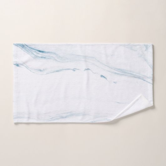 Pierre De Marbre Monogramme Dans Les Tons Pastel (Serviette à main)