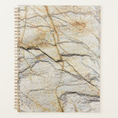 Pierre de marbre texturée marron et noire (Devant)