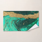 Pierre de marbre verte Cool Gold (Serviette à main)
