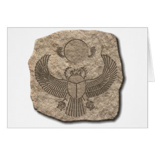 Pierre de scarab antique égyptienne sacrée