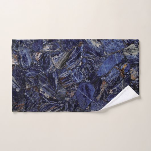 Pierre de Sodalite Bleue (Serviette à main)