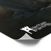 Pierre debout près d'Oban en Ecosse - affiche (Coin)