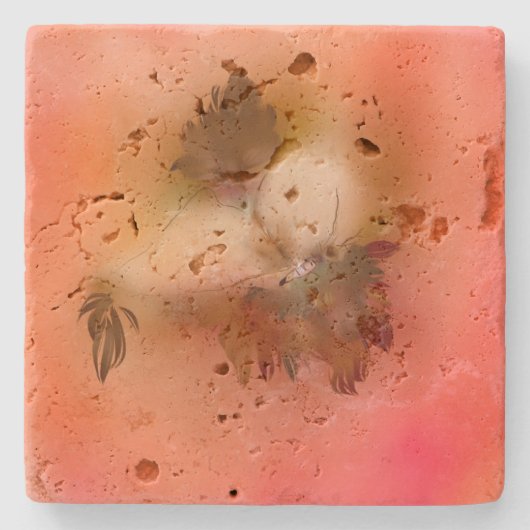 Pierre Dessous-de-verre en pierre. (Devant)