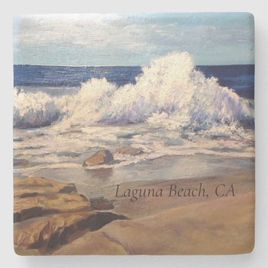 Pierre Dessous-de-verre en pierre. (Devant)