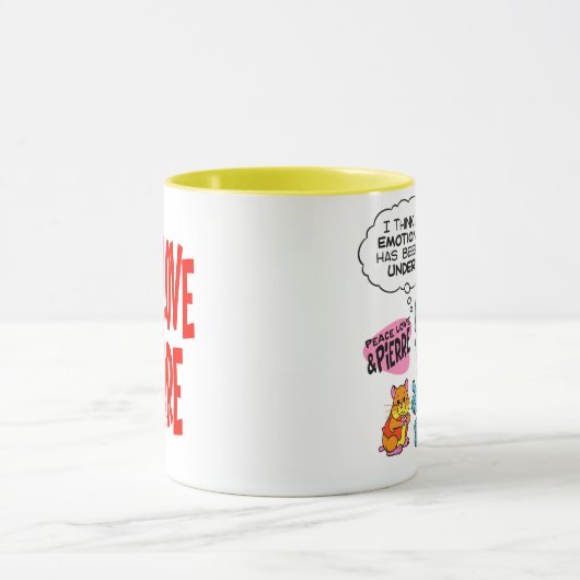 Pierre et Abbé Slogan Mug (Centre)