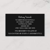 Pierre grise Carte de visite souterraine (Dos)