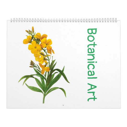 Pierre-Joseph Redouté Botanische Kunst Kalender (Hoes)