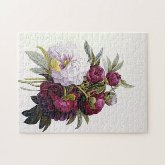 Pierre Joseph Redoute - Peonies Legpuzzel (Horizontaal)