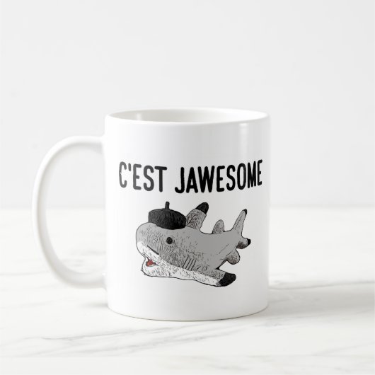 Pierre la tasse de requin (main droite) (Gauche)